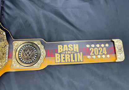 Bash in Berlin 2024 Championship World Heavyweight Title Belt – 6mm Leather