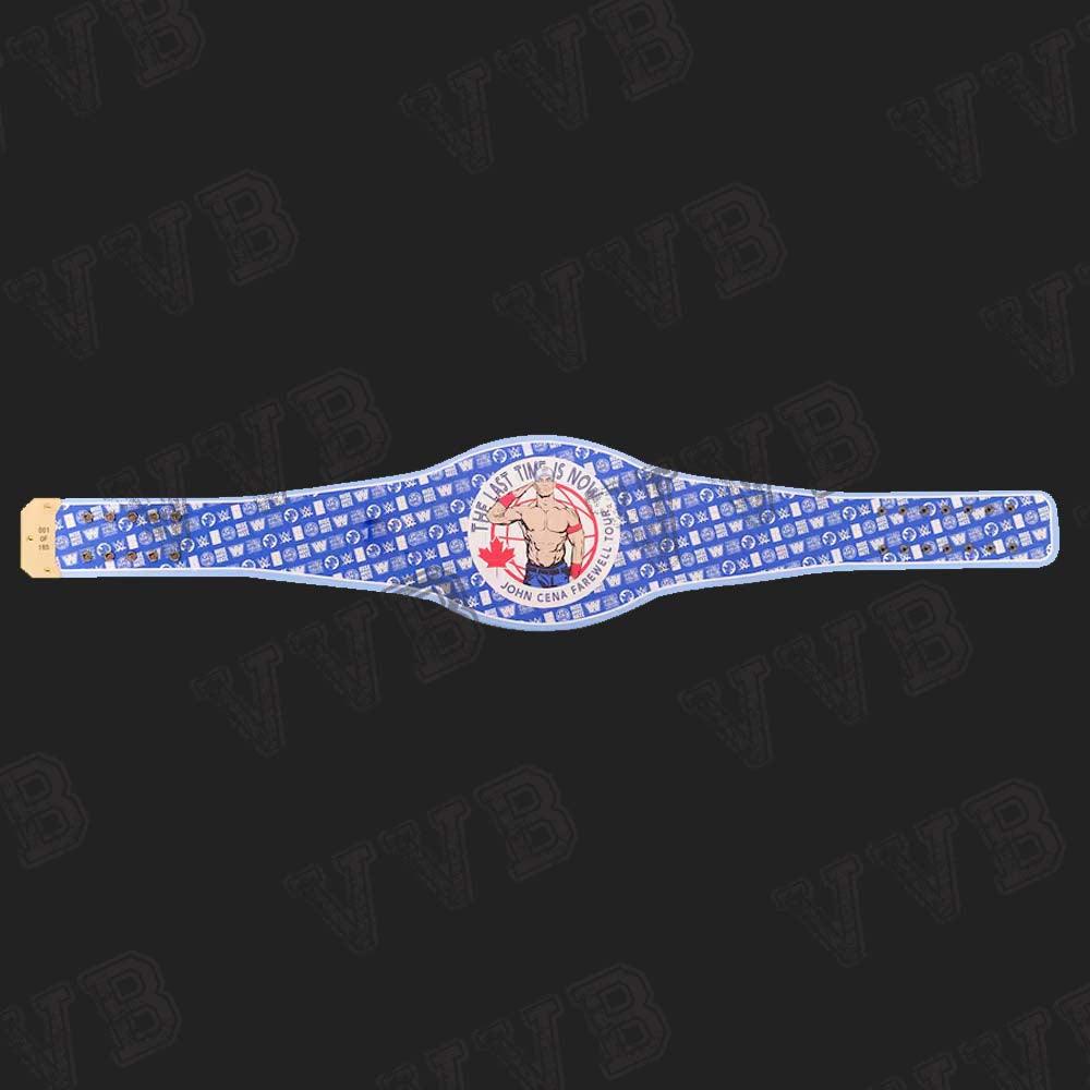 John cena Farewell Tour 2025 Toronto Spinner Championship Replica Title Belt 2mm Victory Vault Belts