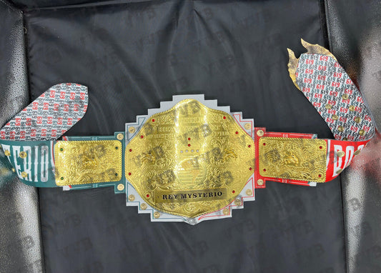 New Custom Rey Mysterio World Heavyweight Wrestling Belt - Victory Vault Belts