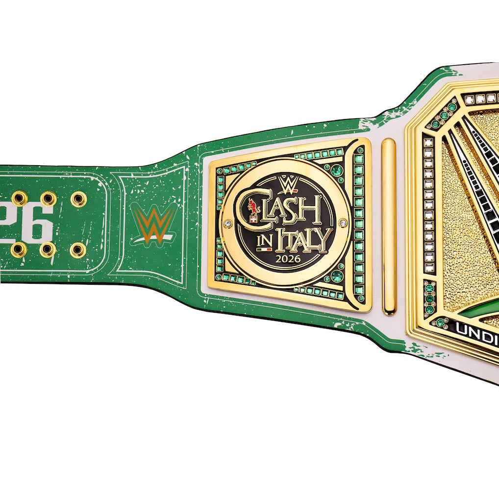 Clash In Italy 2026 Championship Title Belt – Premium 6mm Die-Cast Wrestling Championship Belt