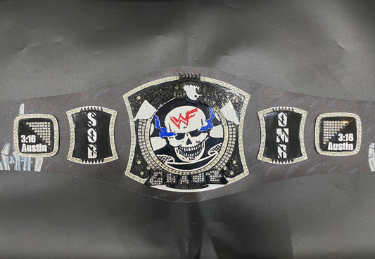 WF Attitude Era Stone Cold Steve Austin 3:16 Custom Championship Spinner Belt -Handcrafted Quality