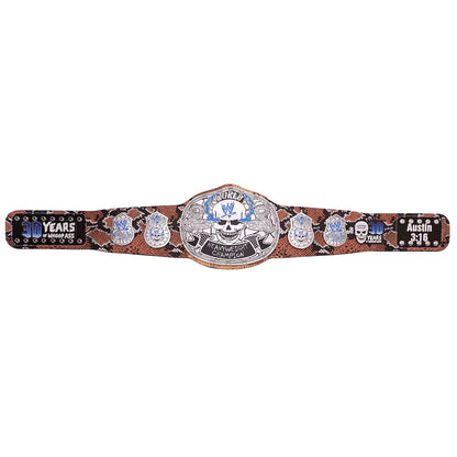 Stone Cold Steve Austin 30 Years Limited Edition Signature Series Championship Title Belt – Premium Wrestling Replica Collectible