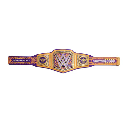 SummerSlam 2026 Minneapolis Championship Replica Title Belt – 6mm Die-Cast Metal Plates | Premium Adult Wrestling Replica