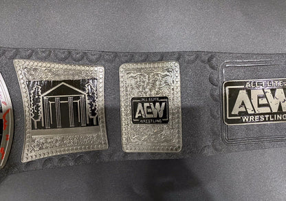 Custom Jack Perry TNT Championship Wrestling Title Belt – 2mm Brass Plates