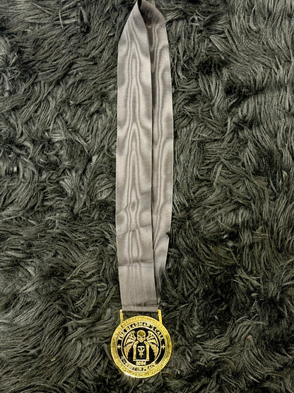The Undertaker Inspired Embroidered Side Bag with Championship Medal – Wrestling Fan Accessory