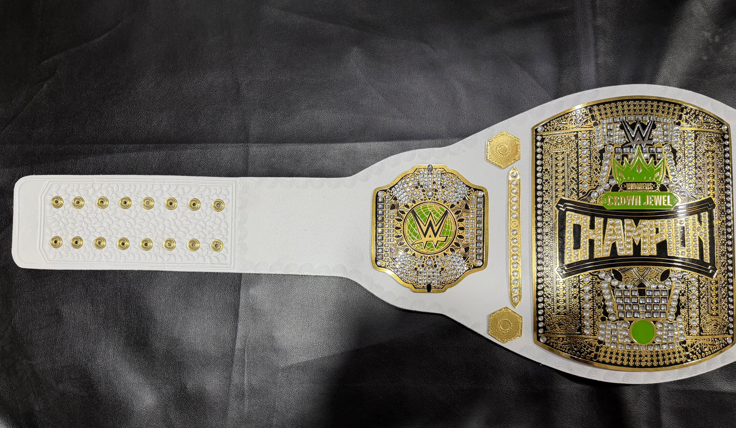 Crown Jewel World Heavyweight Championship Belt – Adult Men & Women Premium Wrestling Title Replica