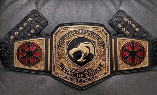 3 Custom Wreckon ThunderCats Championship Belts – 4mm Thickness Premium Edition(Hand made)