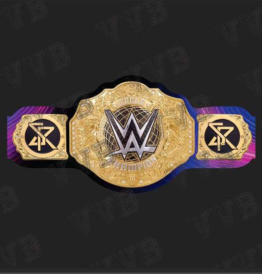 Custom Seth Rollins World Heavyweight Championship Belt Wrestling Title 6mm Diecast