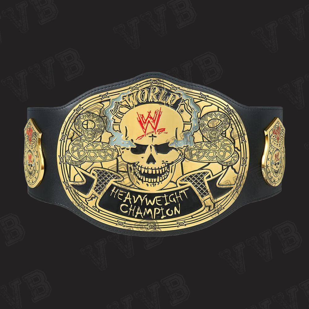 Authentic Stone Cold Championship Belt – Wrestling Replica Title for Adults