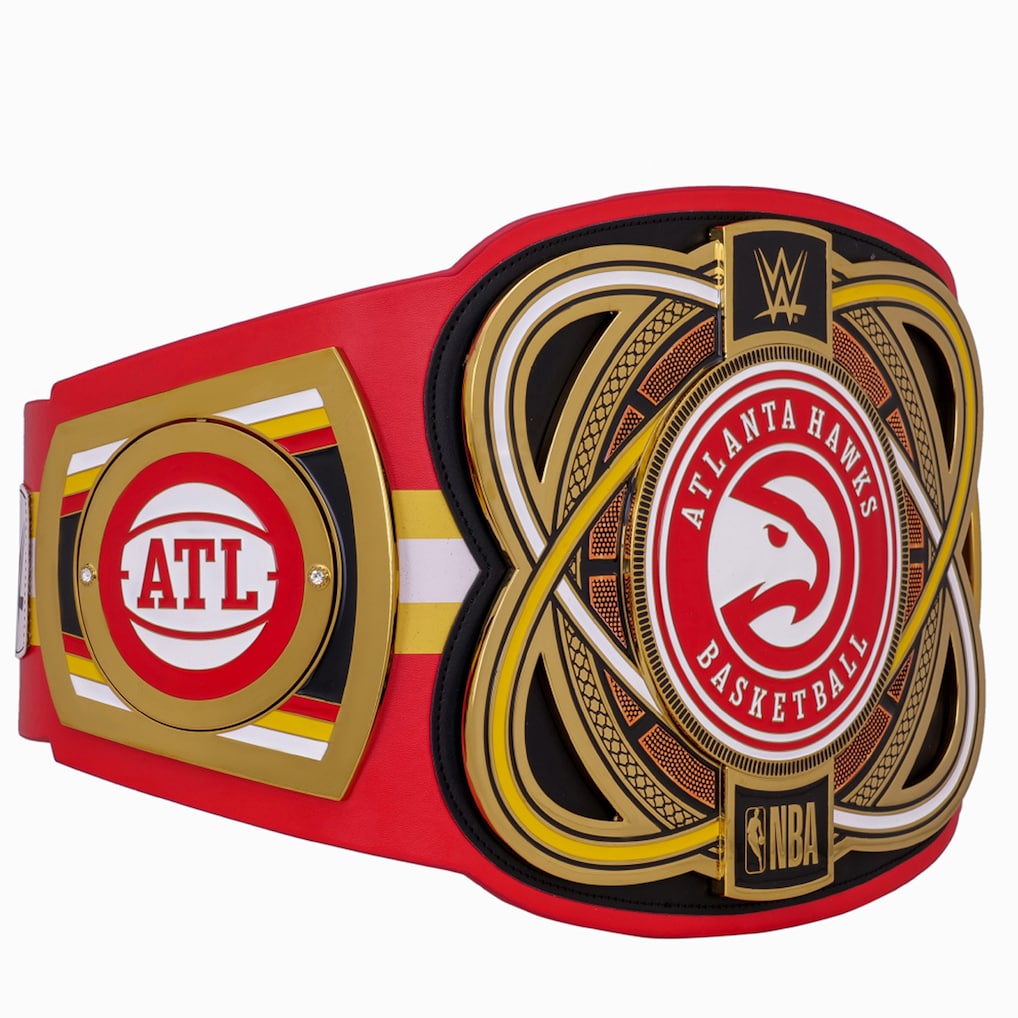 NBA Atlanta Hawks WWE Legacy Championship Title Belt – Premium Brass Plates Adult Leather Strap Custom Replica