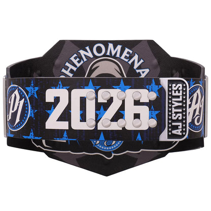AJ Styles 10th Anniversary Signature Series Championship Replica Title Belt 10mm Diecast