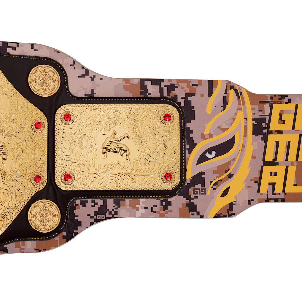 Rey Mysterio 619 San Diego Signature Series Championship Title Belt – 2mm Brass Replica (Premium Finish)