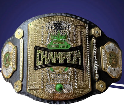 Crown Jewel World Heavyweight Championship Belt – Adult Men & Women Premium Wrestling Title Replica
