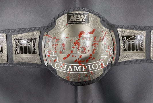 Custom Jack Perry TNT Championship Wrestling Title Belt – 2mm Brass Plates