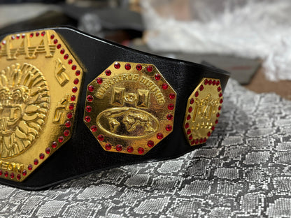 New AAA Mexico World Heavyweight Wrestling Championship Belt –Replica – Dominic