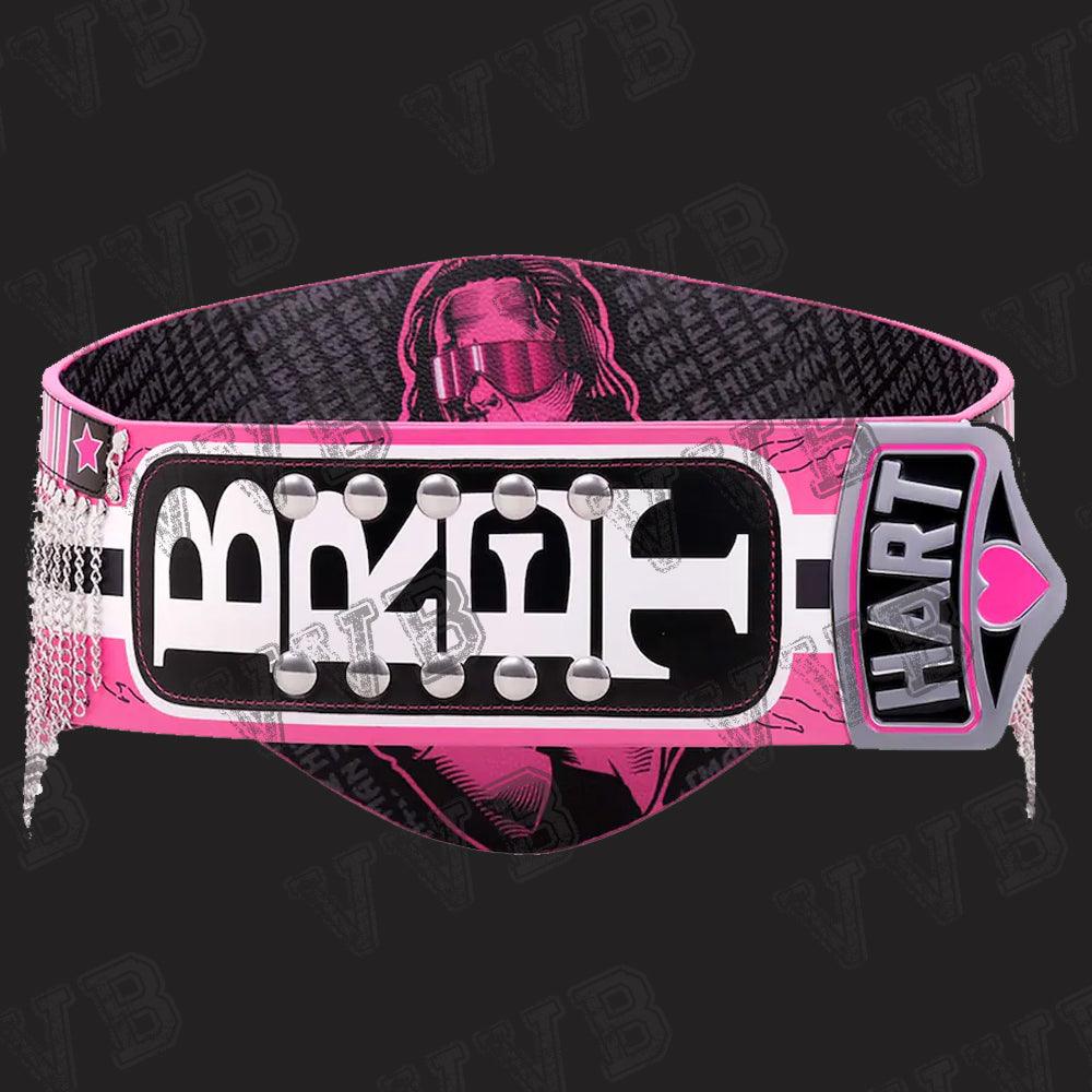 Bret Hart Legacy Championship Wrestling Replica Title Belt – 2MM Brass