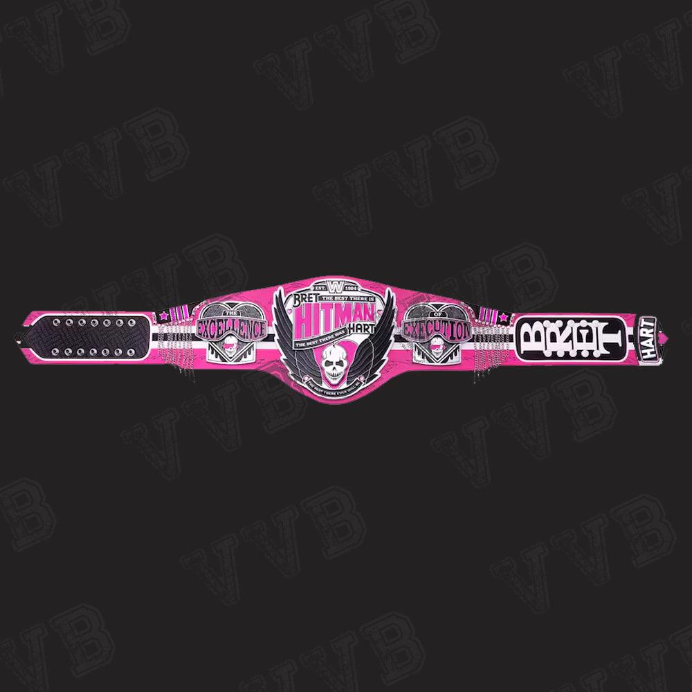 Bret Hart Legacy Championship Wrestling Replica Title Belt – 2MM Brass