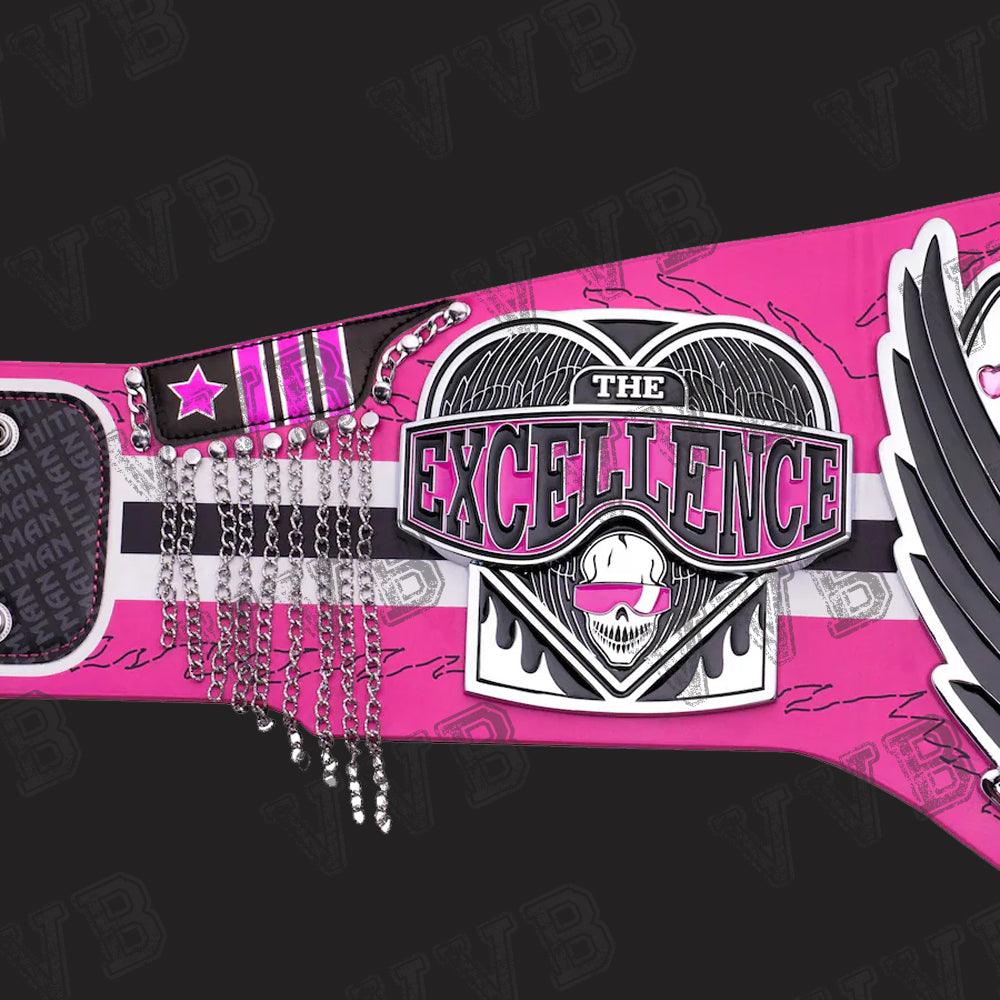 Bret Hart Legacy Championship Wrestling Replica Title Belt – 2MM Brass