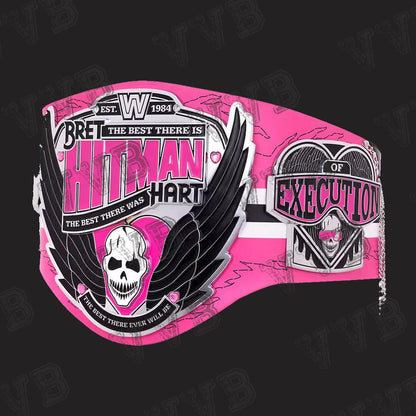 Bret Hart Legacy Championship Wrestling Replica Title Belt – 2MM Brass