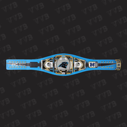 Bryce Young Carolina Panthers Autographed WWE Legacy Title Belt – "2023 #1 Pick" & "Keep Pounding" – Limited Edition of 9