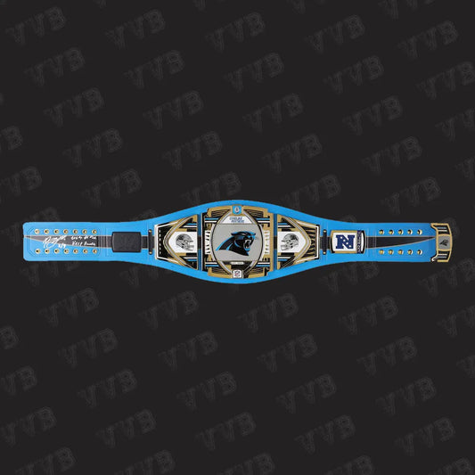Bryce Young Carolina Panthers autographed WWE Legacy Title Belt Replica