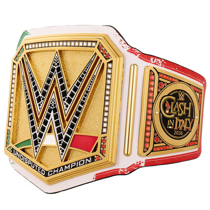 Clash In Italy 2026 Championship Title Belt – Premium 6mm Die-Cast Wrestling Championship Belt
