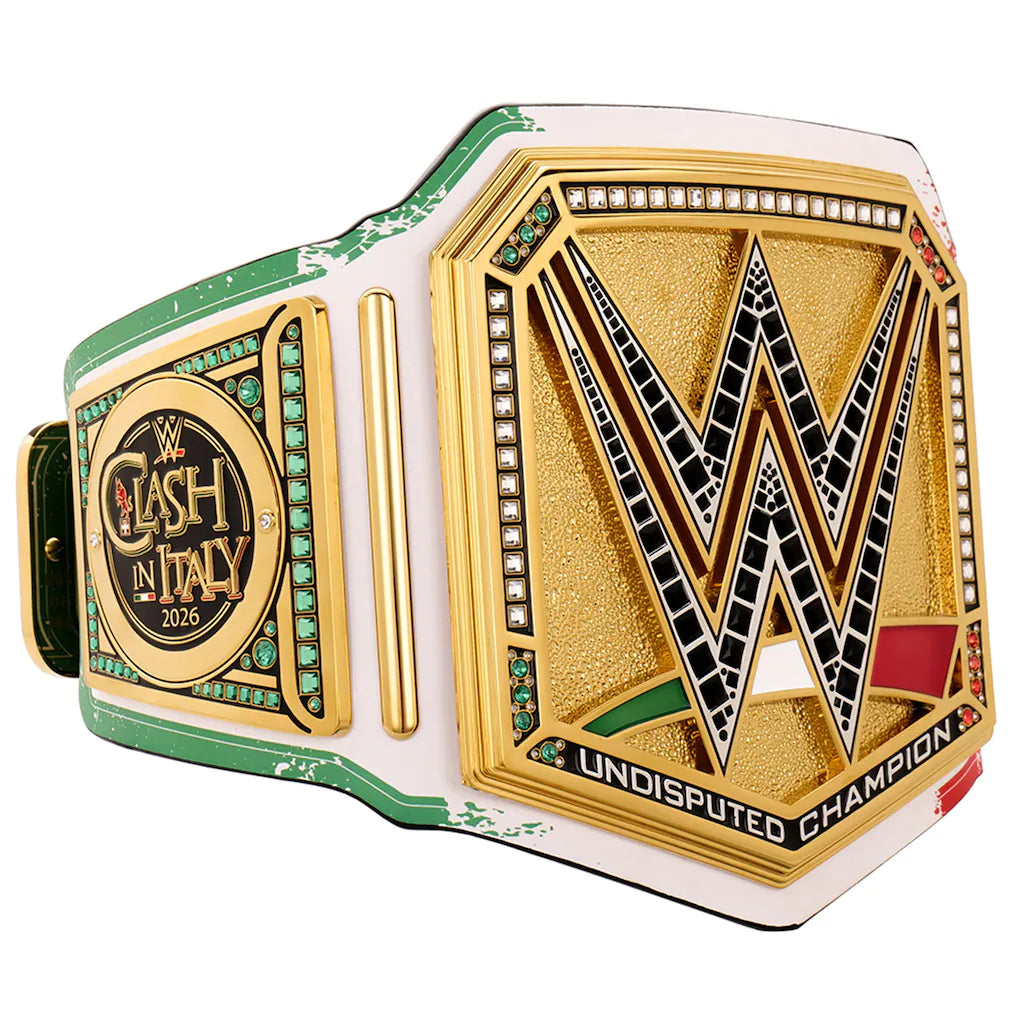 Clash In Italy 2026 Championship Title Belt – Premium 6mm Die-Cast Wrestling Championship Belt