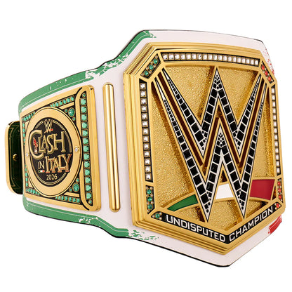 Clash In Italy 2026 Championship Title Belt – Premium 6mm Die-Cast Wrestling Championship Belt