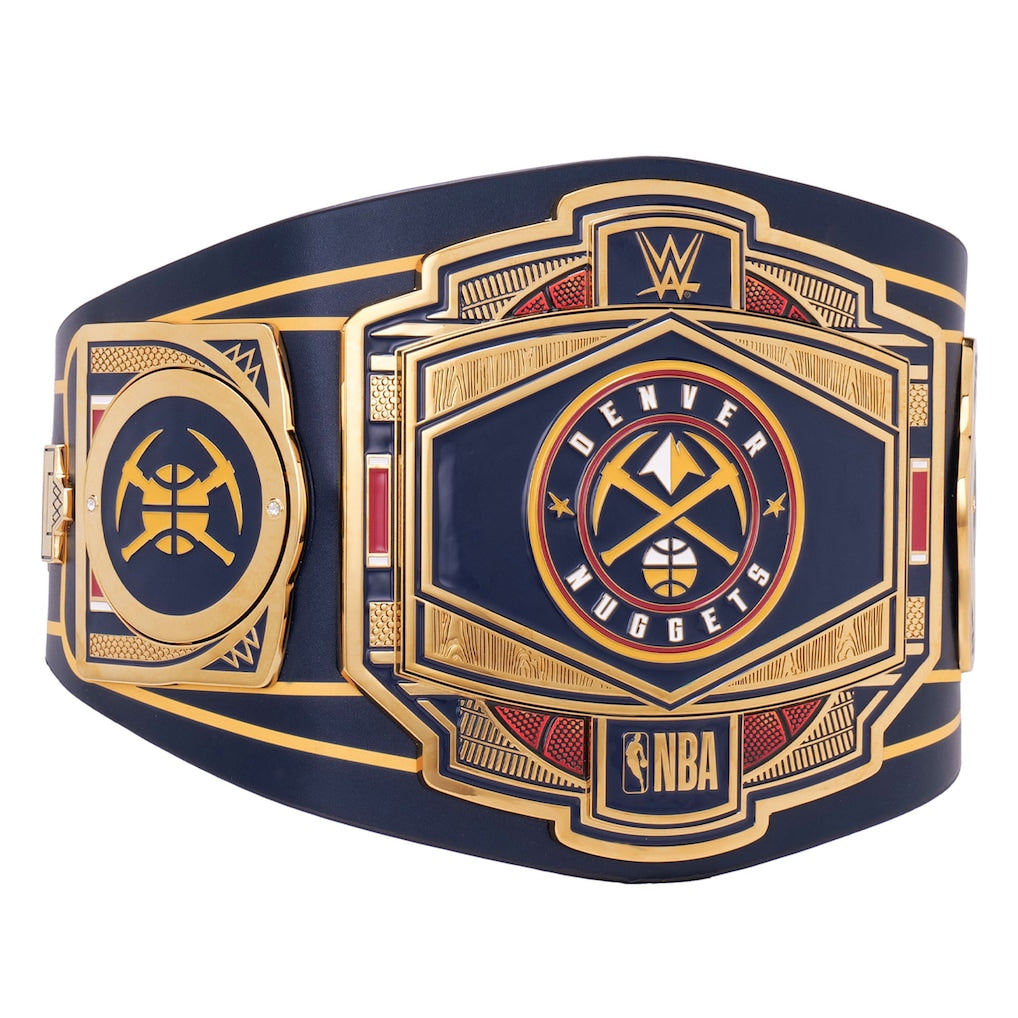NBA Denver Nuggets WWE Legacy Championship Title Belt – Premium Brass Adult Leather Strap Custom Replica