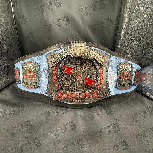 New CM PUNK 434-Day Record Signature Series Championship Title Spinner Belt 2MM Brass With Bag