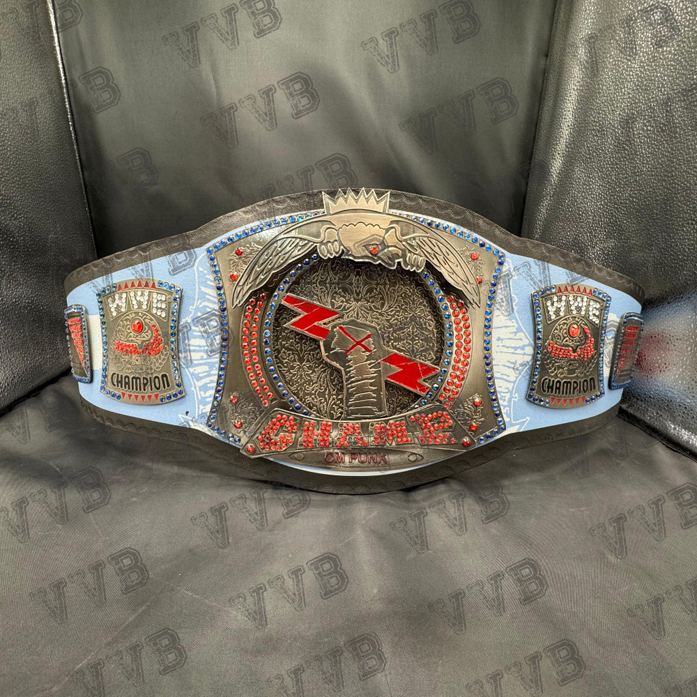 New CM Punk 434 Days Record Custom Spinner Championship Belt – 2MM Brass Replica Title