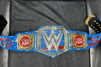 CM Punk Custom Championship Wrestling Replica Belt – Adult Size 6mm Diecast WWE Collectible