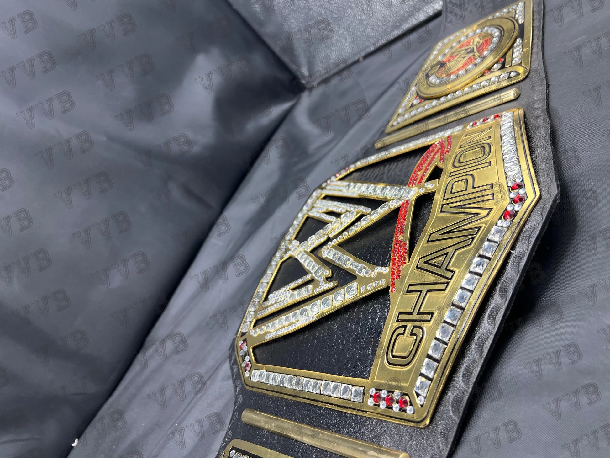 Collectible wrestling memorabilia featuring The Rock