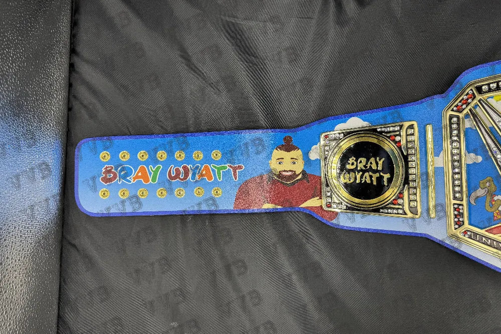 Custom Bray Wyatt “Fiend” Universal Wrestling Championship Belt – 6mm Diecast WWE Replica for Collectors & Fans