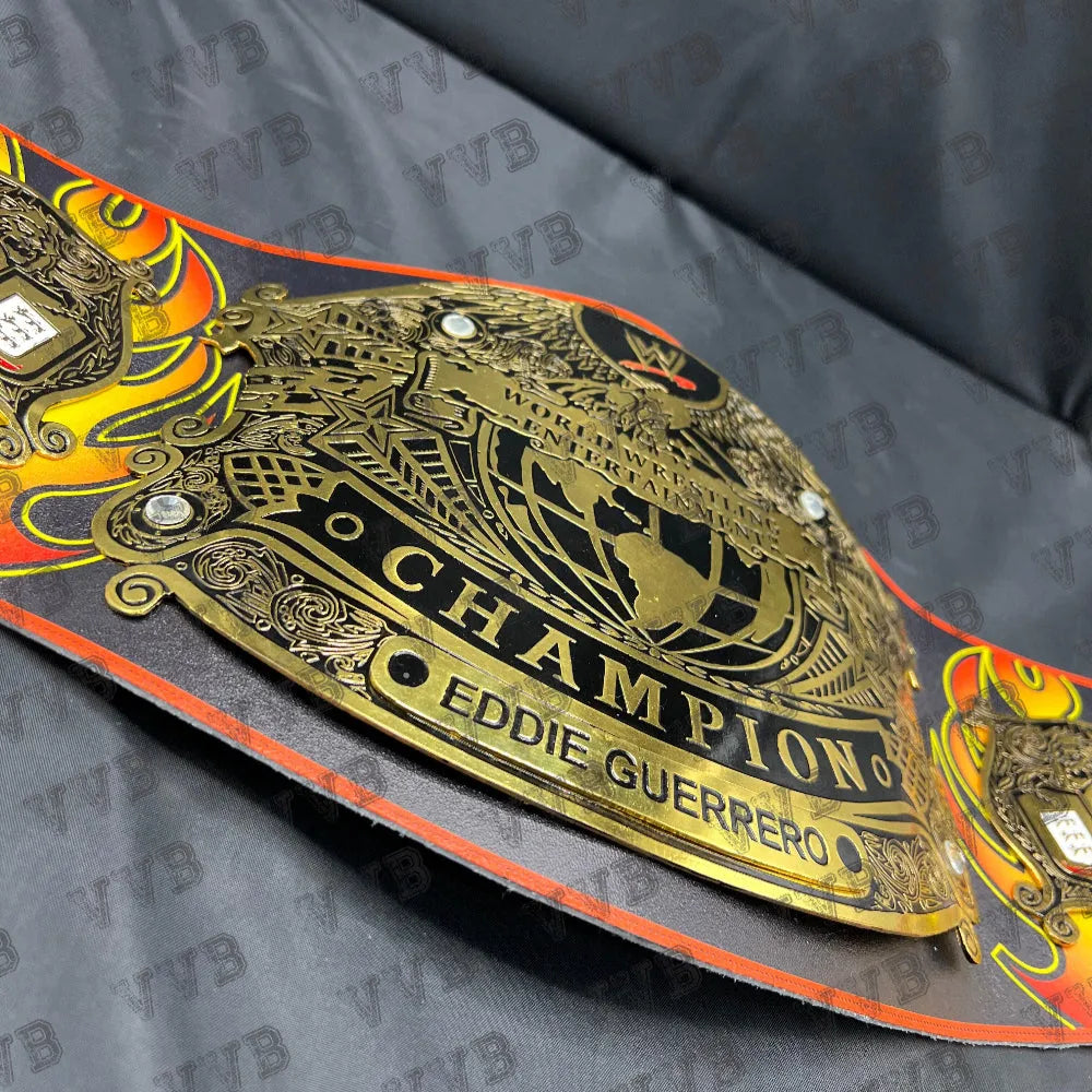WWE Custom Eddie Guerrero Heavyweight Wrestling Championship Belt Replica