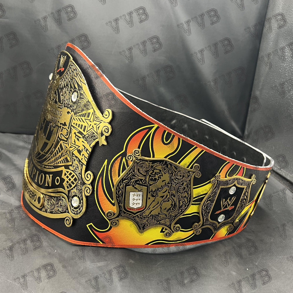 Custom Eddie Guerrero WWE Heavyweight Championship belts