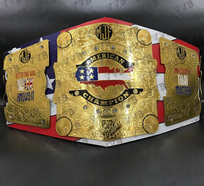 Custom MJF AEW American Heavyweight Wrestling Championship Belt Replica