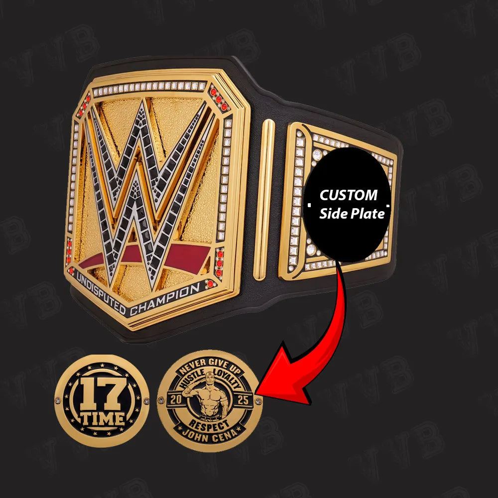 Custom Side Plates Wrestling Belt
