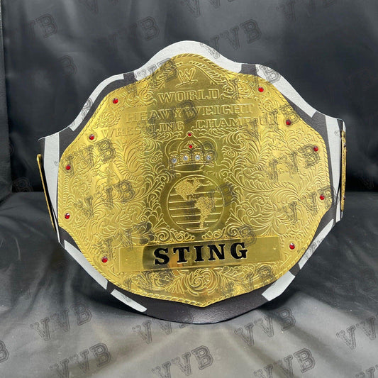 Custom Tribute To Sting Big Gold World Heavyweight Wrestling Belt