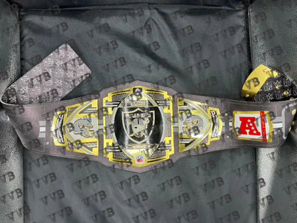 Customized Las Vegas Raiders Legacy NFL Championship Belt – Replica Football Title for Collectors & Fans