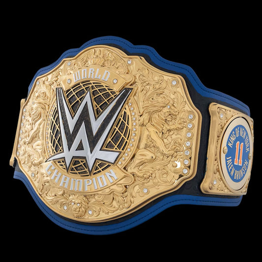 Jalen Brunson “King of New York” World Heavyweight Championship Replica Title Belt – 6mm Die-Cast Zinc Plates with Removable Side Plates | Premium Wrestling Championship Belt