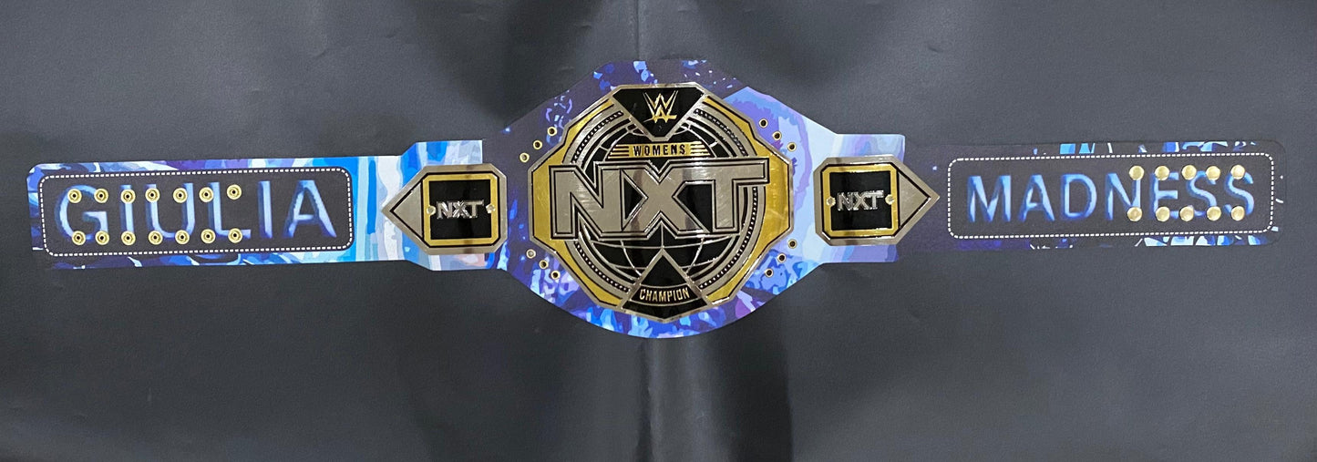 WWE NXT Women’s Championship Belt – Giulia “Madness” Custom Edition