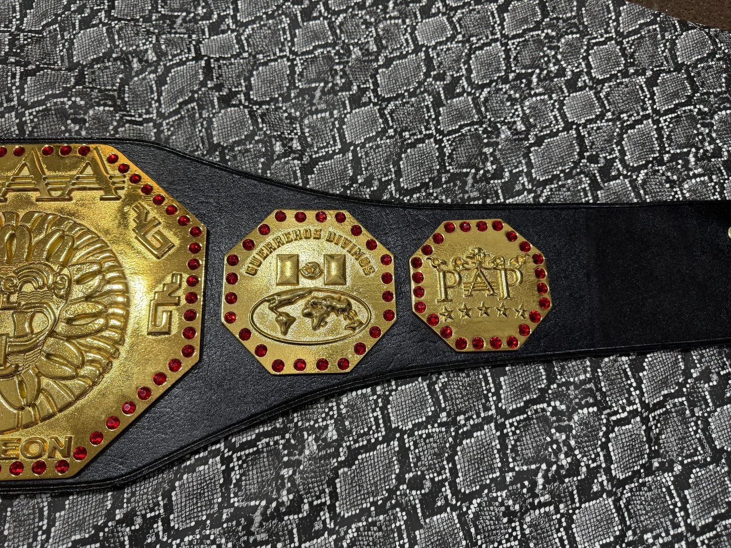 New AAA Mexico World Heavyweight Wrestling Championship Belt –Replica – Dominic
