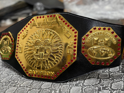 New AAA Mexico World Heavyweight Wrestling Championship Belt –Replica – Dominic