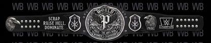 Women’s The Anti-Diva" Paige Signature Series Championship Concept Wrestling Belt Brass In Black