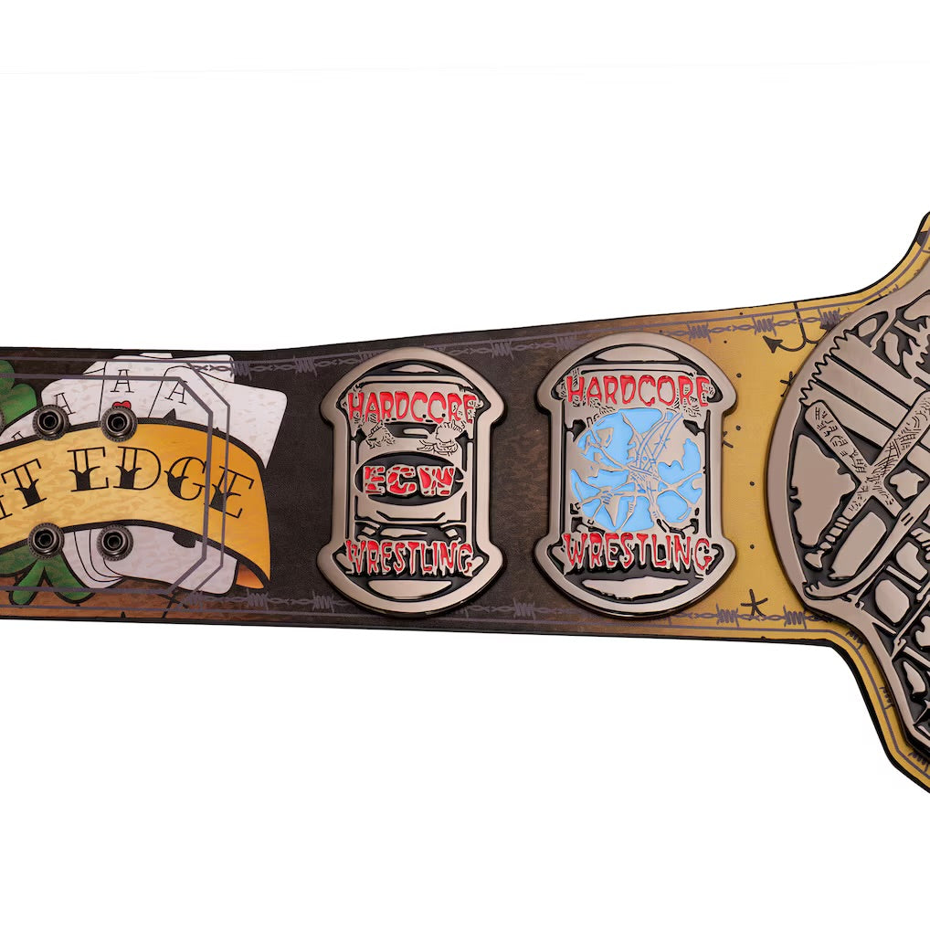 CM Punk Limited Edition ECW Heavyweight Championship Signature Series Replica Title Belt – Premium Adult Wrestling Collectible