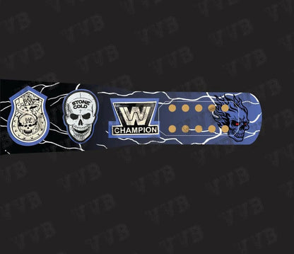 Custom New Stone Cold Limited Edition Smoking Skull Championship Wrestling Title Belt – 2MM Brass