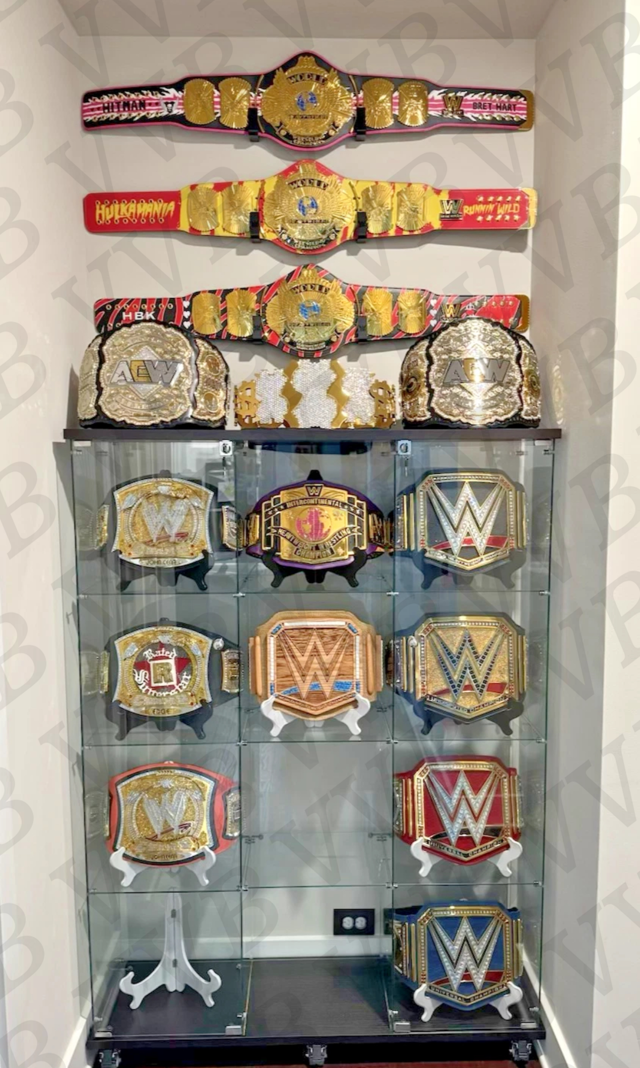 Championship Belt Wall Mount Display
Heavy Duty Metal Brackets (Set of 2)