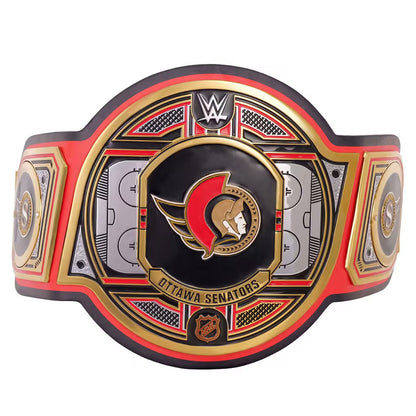 Ottawa Senators WWE Legacy Championship Title Belt – Custom Hockey Edition Replica Premium Brass Plates