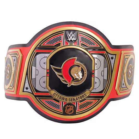 Ottawa Senators WWE Legacy Championship Title Belt – Custom Hockey Edition Replica Premium Brass Plates